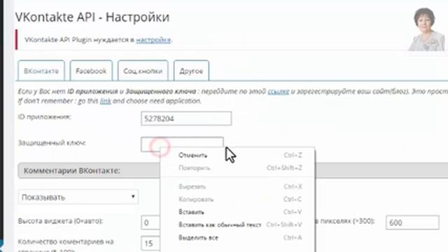 Как установить и настроить плагин VKontakte API.
