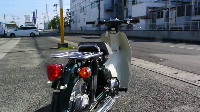 HONDA SUPER CUB 50 DX (AA01) Green 9227Km смотреть онлайн