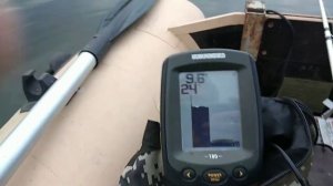 Настройка эхолота для ловли сома на квок.