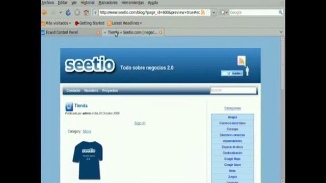 Ecwid: Monta tu tienda virtual en Wordpress en 5 minutos - Seetio.com смотреть онлайн
