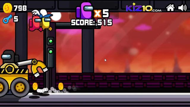 Among Us SpaceRush - Online Free Games Kiz10.com -Taptapking.com смотреть онлайн