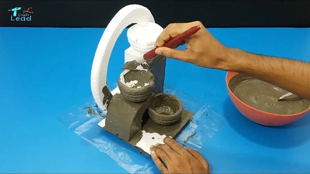 Amazing Ideas - Make Beautiful Waterfall Fountain From Styrofoam and Cement | DIY Cement Fountain смотреть онлайн