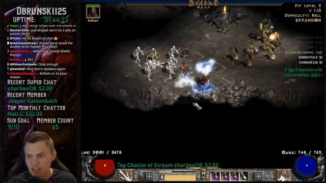 Diablo 2 - Hunting for Tyrael's Might in the Pits with the Pitzerker + (Fire Sorc)!!! 05/29/2019 смотреть онлайн
