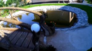 Альпийская горка с водопадом