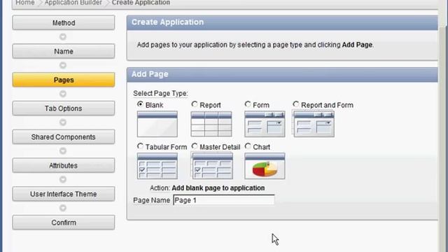 Oracle Application Express - Creating an Application смотреть онлайн