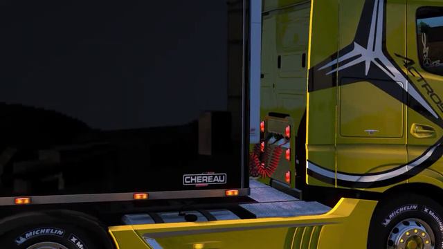 [ETS2 1.33] presentation de mon Mercedes MP4 смотреть онлайн