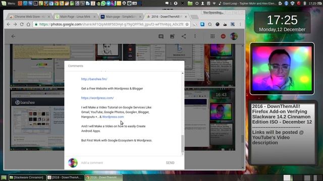 2016 - DownThemAll! Firefox Add-on Verifying Slackware 14.2 Cinnamon Edition ISO - December 12.webm смотреть онлайн