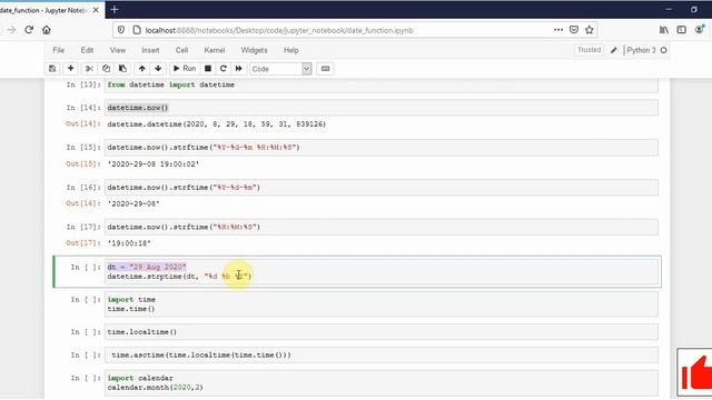 Python - Date format Part-1 смотреть онлайн