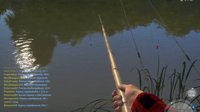 Russian Fishing 4 Река Вьюнок. Боевой бамбук. Лещ. смотреть онлайн