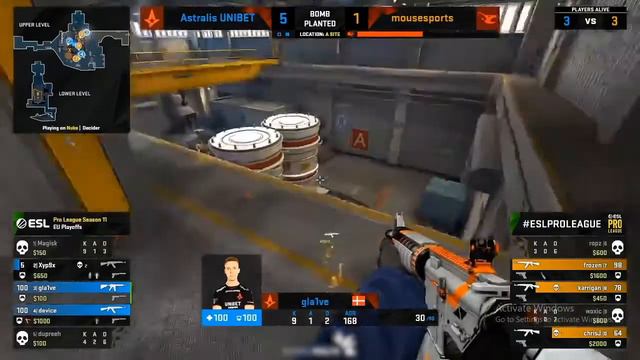 CS:GO :- Mousesport & Best IGL Karrigan Magic смотреть онлайн