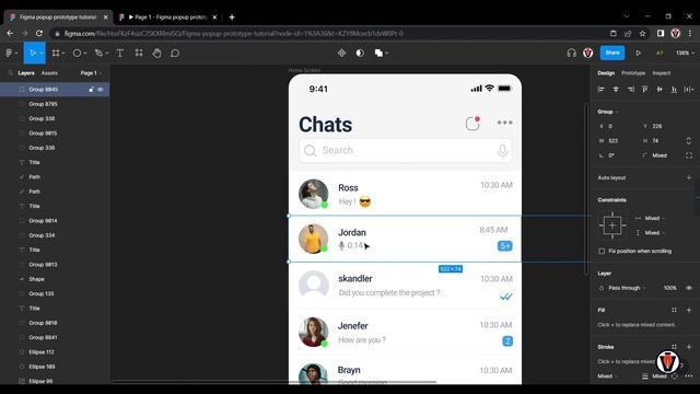 Figma popup prototype tutorial | figma popup animation | figma overlay | smart animate in figma | H смотреть онлайн