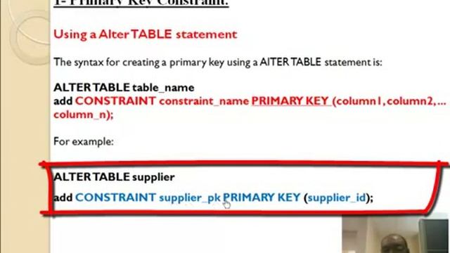 6 Lecture 3 Oracle Primary Key Constraint 2 تعليم اوراكل смотреть онлайн