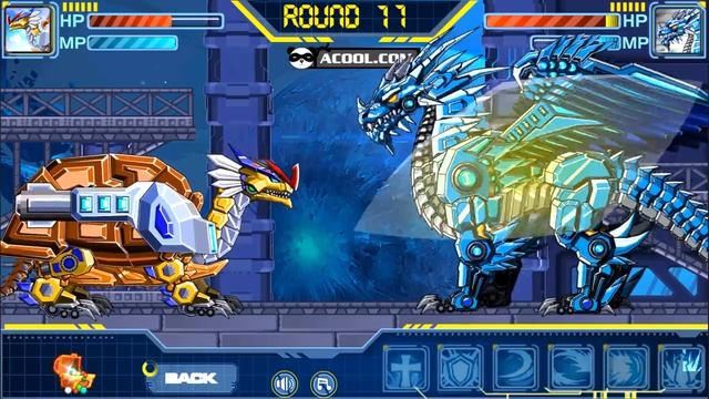 Robot Ice Dragon Vs Kangaroo Vs Turtle Vs Sickle Vs Red Dragon | Eftsei Gaming смотреть онлайн
