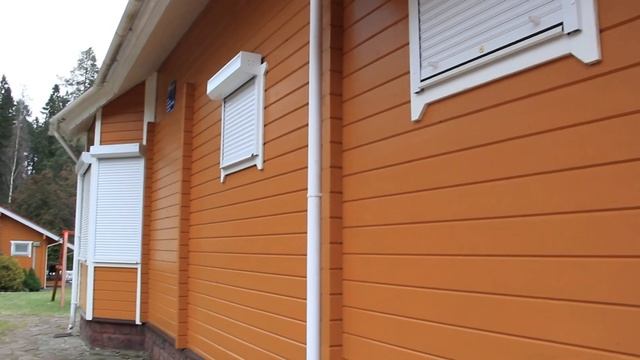 Дом, баня и гараж из клееного бруса в п. Сиверский смотреть онлайн