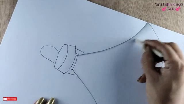 Easy way to Draw a girl With beautiful dress | How to Draw a girl with beautiful dress/Girl Drawing смотреть онлайн