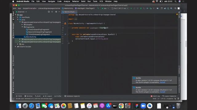 CRIANDO UM ONBOARDING USANDO VIEWPAGER2 - DESAFIO/01 смотреть онлайн