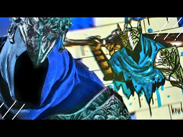 Арториас путник бездны из Dark Souls в виде граффити смотреть онлайн
