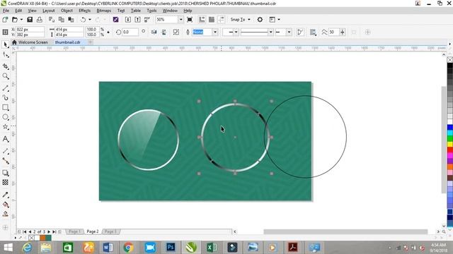How to create glass/gloss effect in Corel Draw in 2023 смотреть онлайн