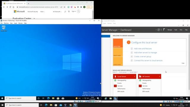 Creating a working Windows domain using Oracle Virtual Box смотреть онлайн