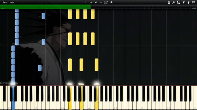 Bleach - Turn The Tables (Hollow Ichigo Vs Vizards) | Piano Tutorial смотреть онлайн