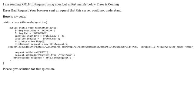 XMLHttpRequest - Error "Bad Request - Your browser sent a request that this server could not... смотреть онлайн