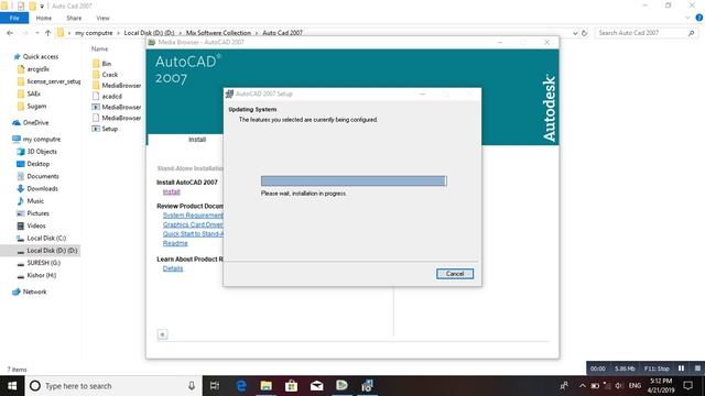 how to install AutoCAD 2007 in Windows 7, 8 & 10 смотреть онлайн