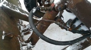 Передний косой отвал на трактор т40