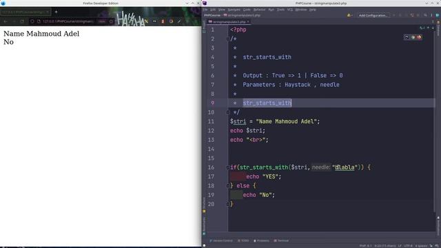 Php Application Monsters - Lecture #45 | String Handling Function Get Specific Data смотреть онлайн