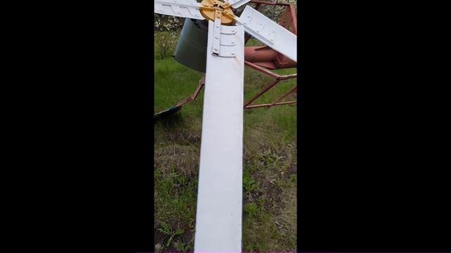 Ветряк из асинхронного двигателя.   Windmill From Asynchronous Motor 4 Kilowatts