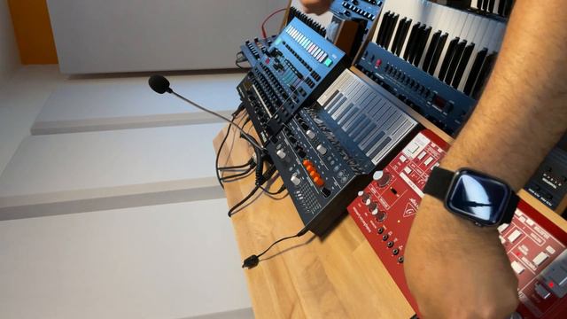 Eddie Le Funk jam on Roland Tr8s & Behringer td 3 Charlotte de witte Form смотреть онлайн