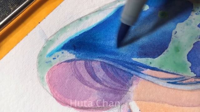 Drawing Sea Fairy Cookie | Cookie Run Kingdom | Huta Chan смотреть онлайн