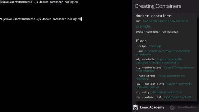 04 2 Creating Containers смотреть онлайн