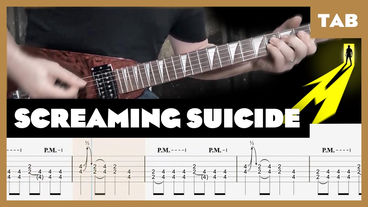 Metallica - Screaming Suicide - Guitar Tab | Lesson | Cover | Tutorial смотреть онлайн