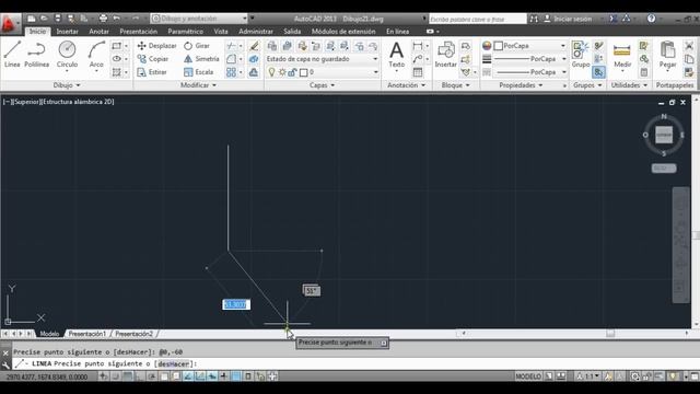 Autocad 2013 - Videotutorial - Ejercicio 1 - Metodos para la entrada de datos смотреть онлайн