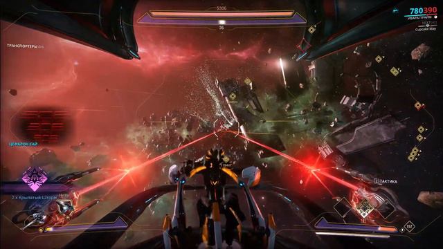 Warframe - Рейлджек, "Точка Джан" соло за 2:28 / Railjack, "Gian Point" solo in 2:28 смотреть онлайн