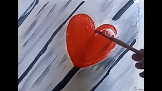 Best Way To Paint red Heart смотреть онлайн