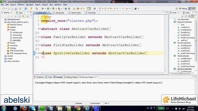 The Builder Design Pattern in PHP смотреть онлайн