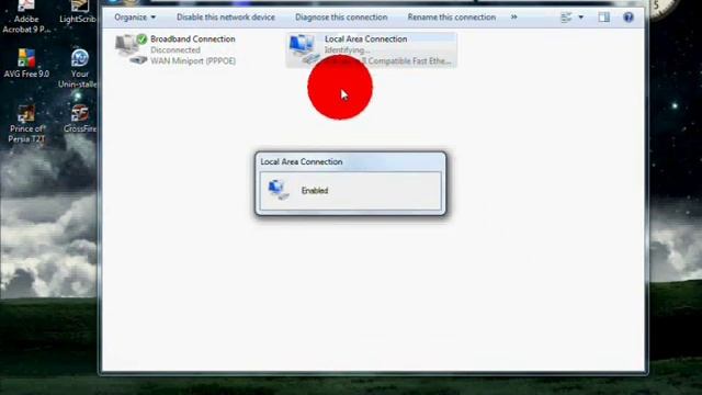 How to Disable and Enable Your Internet Connection(Windows7) смотреть онлайн