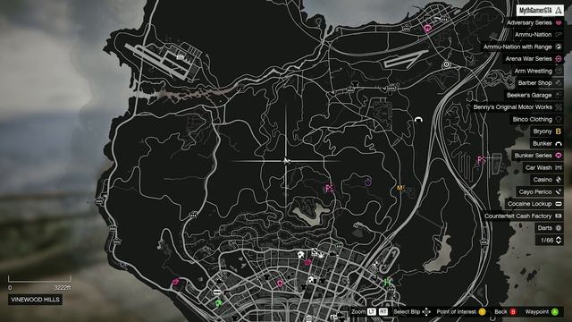 GTA Online Treasure Hunt Clue Vinewood Hills Location смотреть онлайн