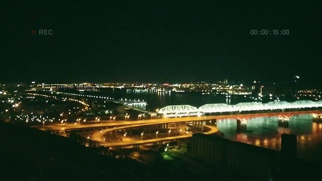 Ночной Красноярск Россия Сибирь #МиссВера смотреть онлайн