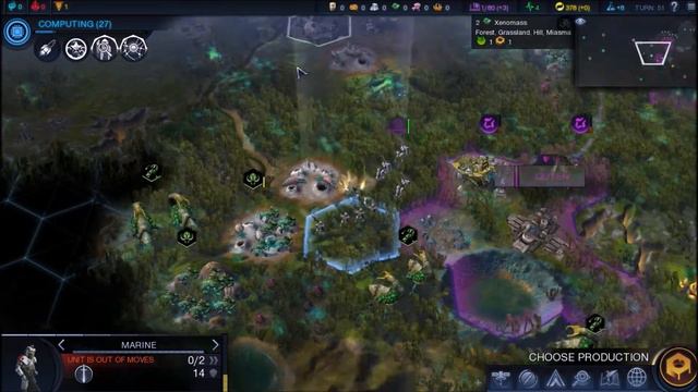 'Civilization Beyond Earth' part 2 'The First Visceral-Alien War' смотреть онлайн
