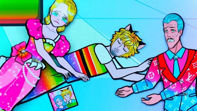 Paper Dolls Dress Up - Sinister Stepmother Cruella vs Poor Squid Game Daughter - Barbie Story смотреть онлайн