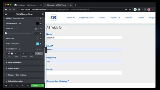 Style WPForms for WordPress - Ultimate Addons for Elementor смотреть онлайн