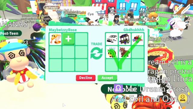 Trades for a COBRA! *HUGE WINS* (Roblox Adopt Me) || Izzy Rose Roblox смотреть онлайн