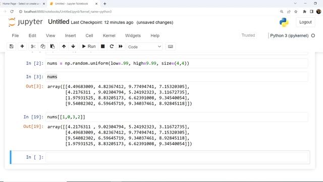 np.sort and argsort: Sorting Elements in a NumPy 2D Array смотреть онлайн