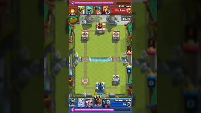 Clash Royale! Аналитика боя , и красивый нагиб смотреть онлайн