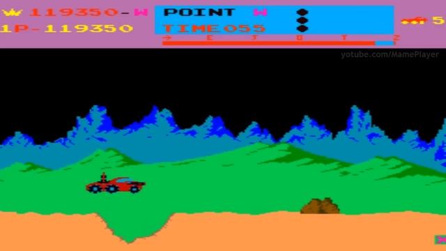 Moon Patrol 1982 Irem Mame Retro Arcade Games смотреть онлайн