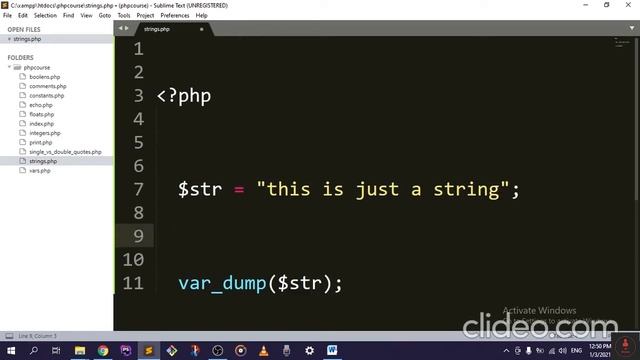 15 - Strings - Complete PHP Course смотреть онлайн