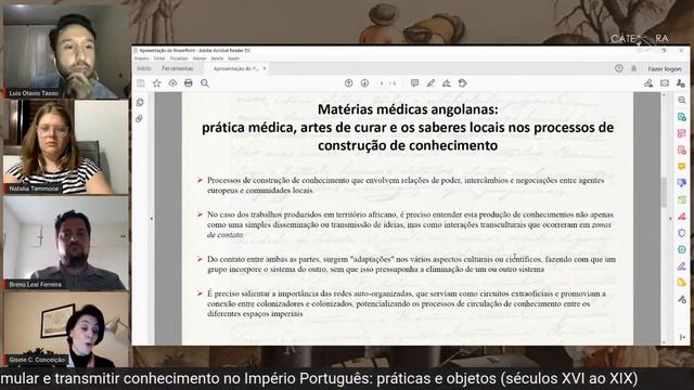 MESA 2 - Produzir, acumular e transmitir conhecimento no Império Português смотреть онлайн