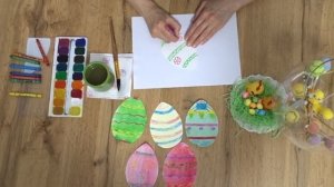 Рисование "Пасхальные яйца".